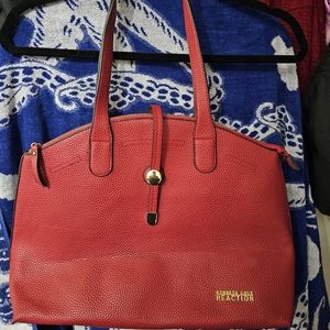 KENNETH COLE REACTION RED TOTE